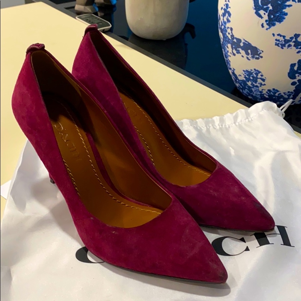 Suede Coach Shoes
